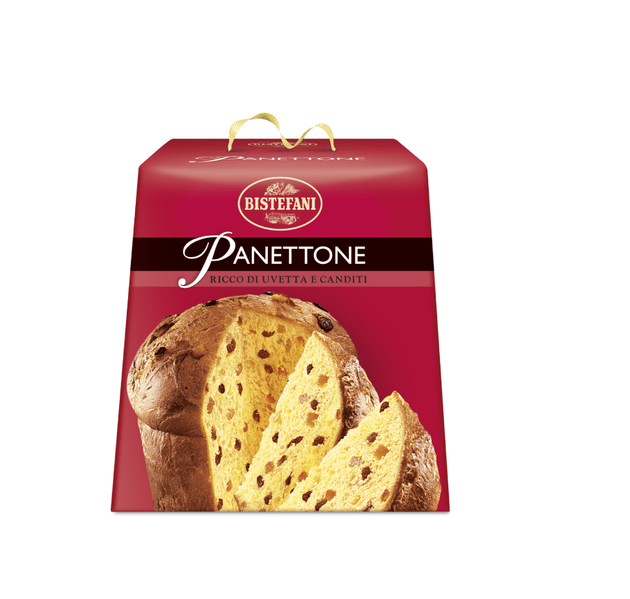 Pack panettone tradizionale ricco di uvetta e canditi