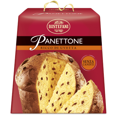 Panettone ricco di uvetta